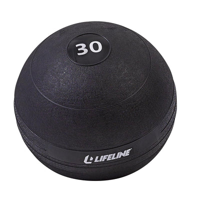 Lifeline Fitness Weighted Slam Ball - Easy to Grip Slam Ball for Home Gym and HIIT Workouts