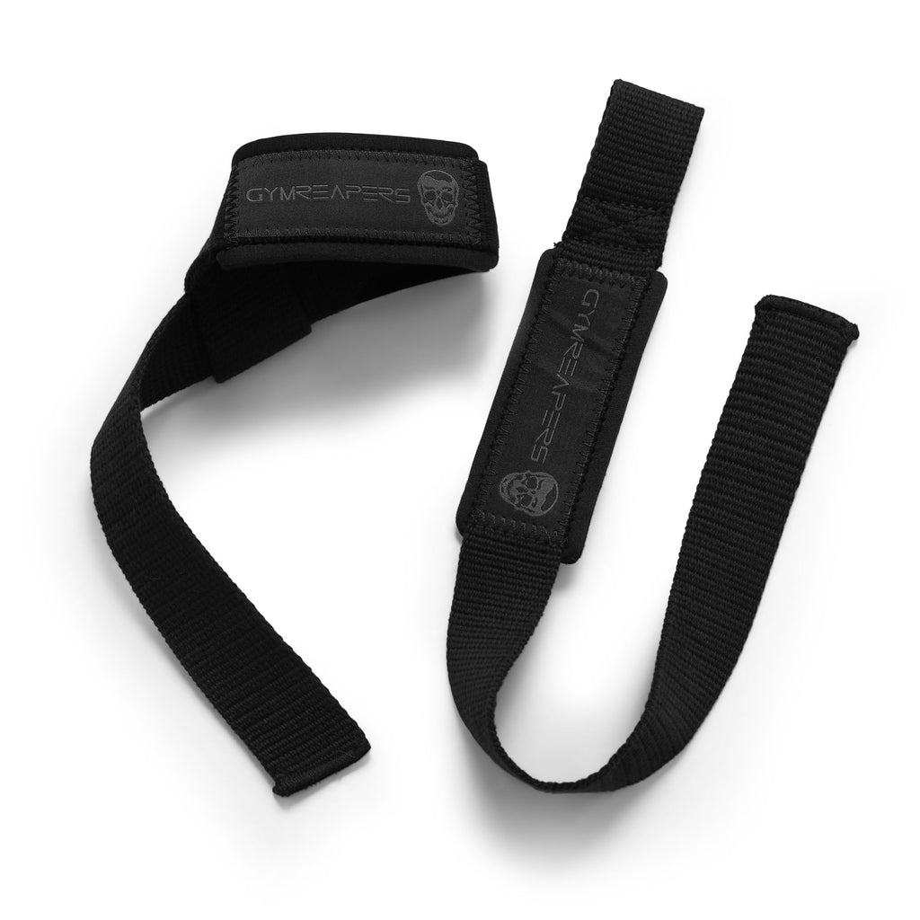 Gymreapers Lifting Wrist Straps for Weightlifting, Bodybuilding, Powerlifting, Strength Training, & Deadlifts - Padded Neoprene with 18 inch Cotton