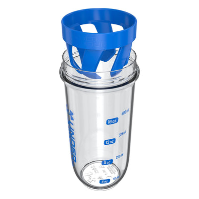 Under Armour UA 24oz Clarity Shaker Bottle Clear/Black OSFA