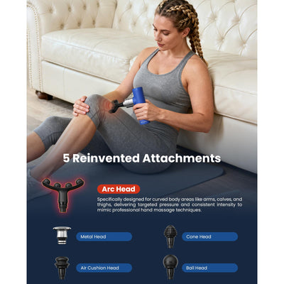 BOB AND BRAD A7 Pro Massage Gun with Heat and Cold Therapy, FSA Eligible/HSA Eligible, 11mm Amplitude Mini Massage Gun Deep Tissue Portable, Professional Muscle Massager for Pain Relief, Ideal Gift