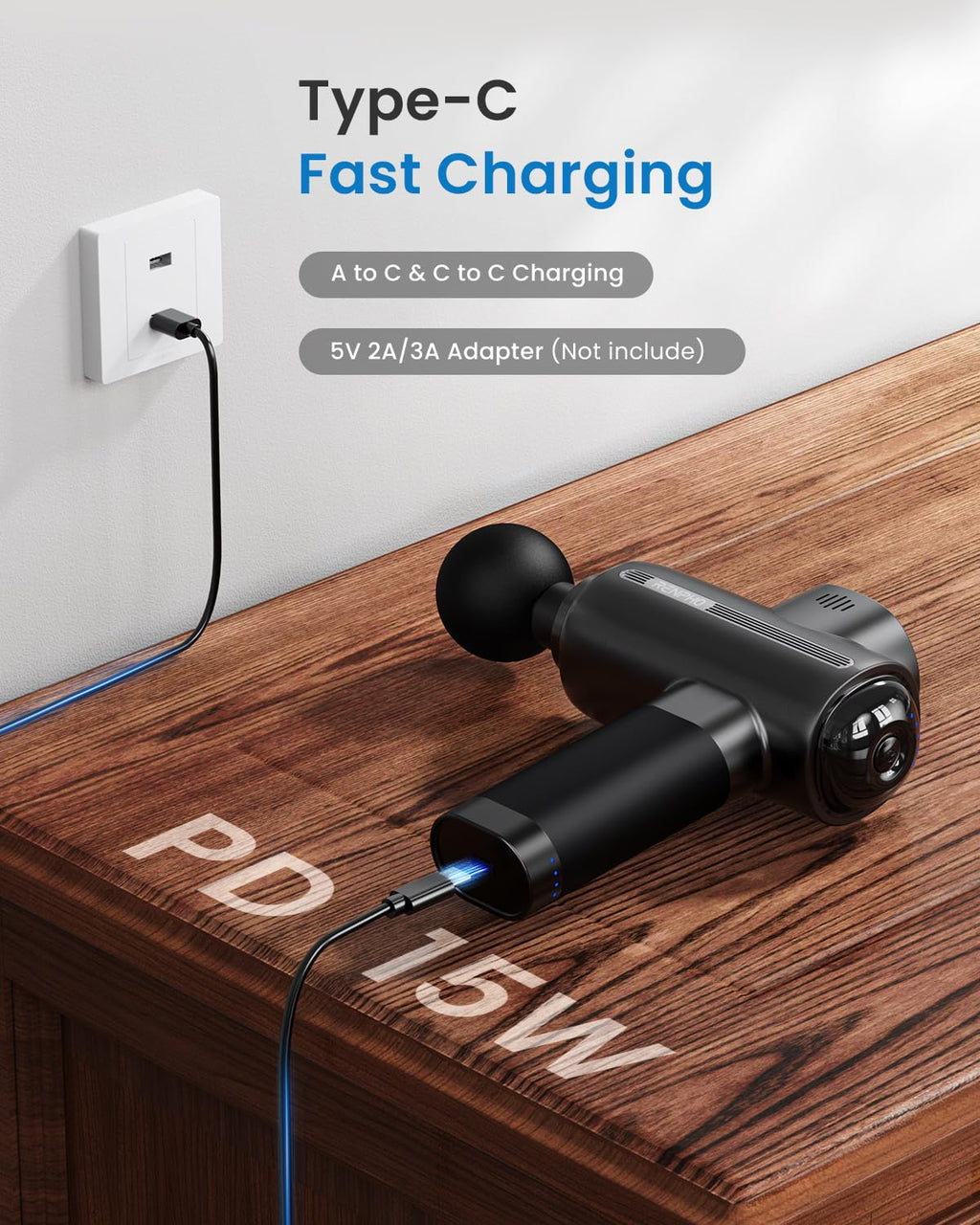 RENPHO Active Thermacool 2 Massage Gun with Heat and Cold Therapy, Christmas Gifts, [2025 Upgraded] Professional Deep Tissue Handheld Massager, Percussion Body Muscle Masajeador for Men Women Athletes