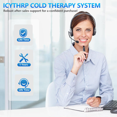 Cold Therapy Machine with Programmable Timer, Portable Ice Machine for Knee After Surgery, Knee Replacement Recovery System for Pain Relief with Compression Pad