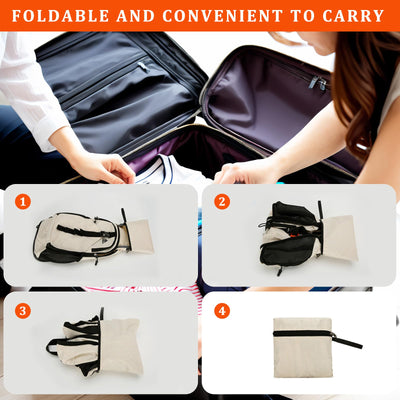 15L Small Hiking Backpack Foldable Ultralight Trekking Camping Outdoors Backpack for Women Men (black)