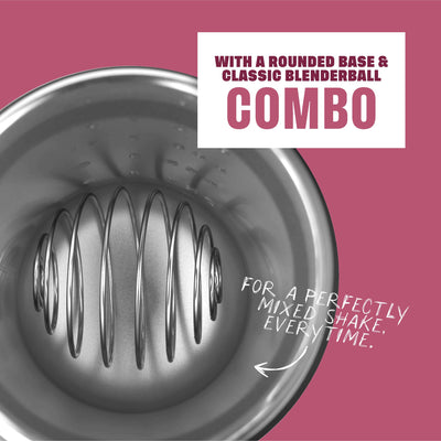 BlenderBottle Strada Shaker Cup Insulated Stainless Steel Water Bottle with Wire Whisk, 24-Ounce, Black