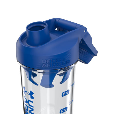 Under Armour UA 24oz Clarity Shaker Bottle Clear/Black OSFA