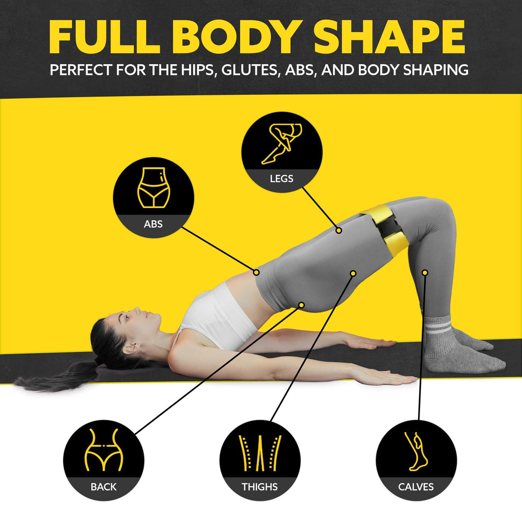 Tribe Lifting Fabric Resistance Bands for Glutes & Legs | 5 Fabric Workout Bands Set | Thick Booty Bands for Squats, Lunges, Hip Training, Physical Therapy & Home Workouts