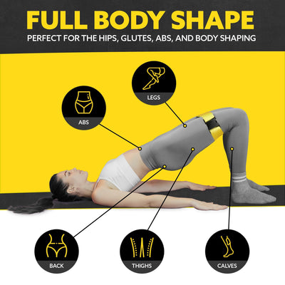 Tribe Lifting Fabric Resistance Bands for Glutes & Legs | 5 Fabric Workout Bands Set | Thick Booty Bands for Squats, Lunges, Hip Training, Physical Therapy & Home Workouts