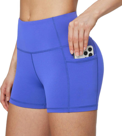 baleaf Women's 8"/ 5"/ 3" Biker Shorts High Waist Yoga Workout Gym Running Volleyball Spandex Shorts with Pockets