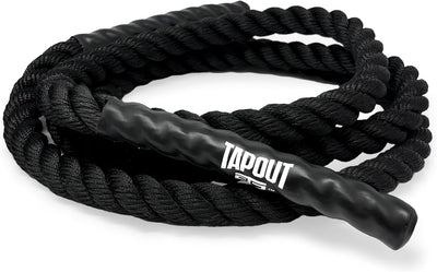 Tapout 9.5-Foot Battle Rope - Compact & Durable, Perfect for Full-Body Workouts, Home Gym Training
