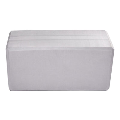 Hugger Mugger 5 in. Big Foam Yoga Block - Extra Large Size, Dense Foam, Reliable Support, Beveled Edges for Comfort, Great if You're Taller or Less Flexible