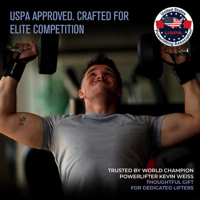 Rip Toned 18” Wrist Wraps - USPA Endorsed Wrist Straps for Weightlifting - Quality Wrist Support - Adjustable, Durable, Machine Washable - Gym Wraps for Powerlifting - for Men & Women