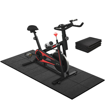 Treadmill Mat 96"x36", WERCHO Walking Pad Mat for Carpet Hardwood Floors 6mm Heavy-Duty Exercise Equipment Mat for Rowing Machine, Treadmil Pad, Spin Bike, Elliptical Trainer, Home, Gym