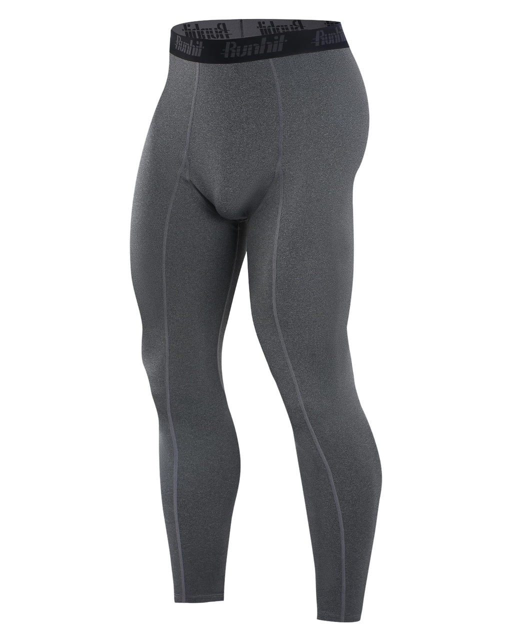 Runhit Men’s Compression Pants Running Tights Workout Leggings Athletic Base Layer Pants for Sports Yoga Basketball