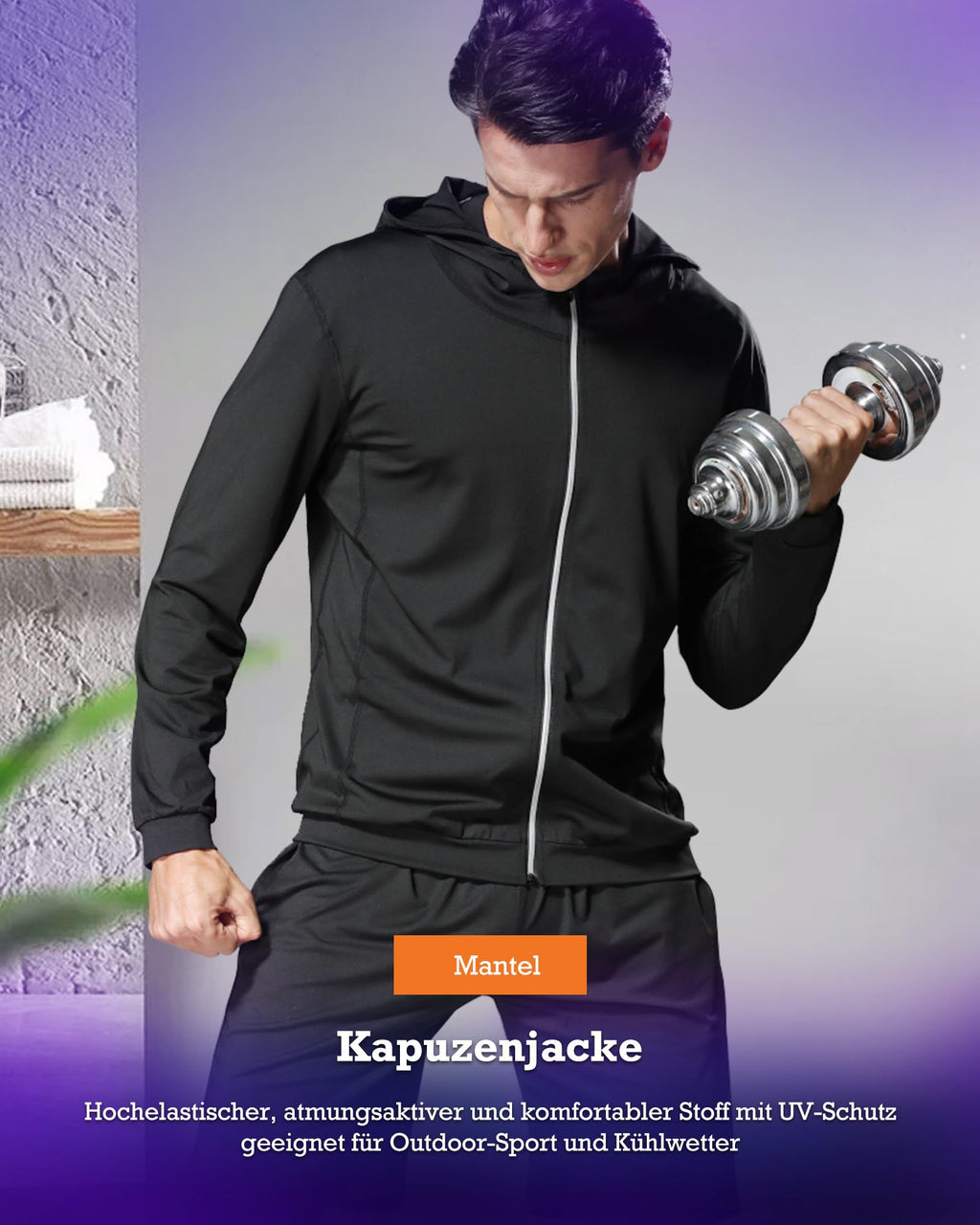 BOOMCOOL 5PCS Gym Clothes for Men Workout Sets