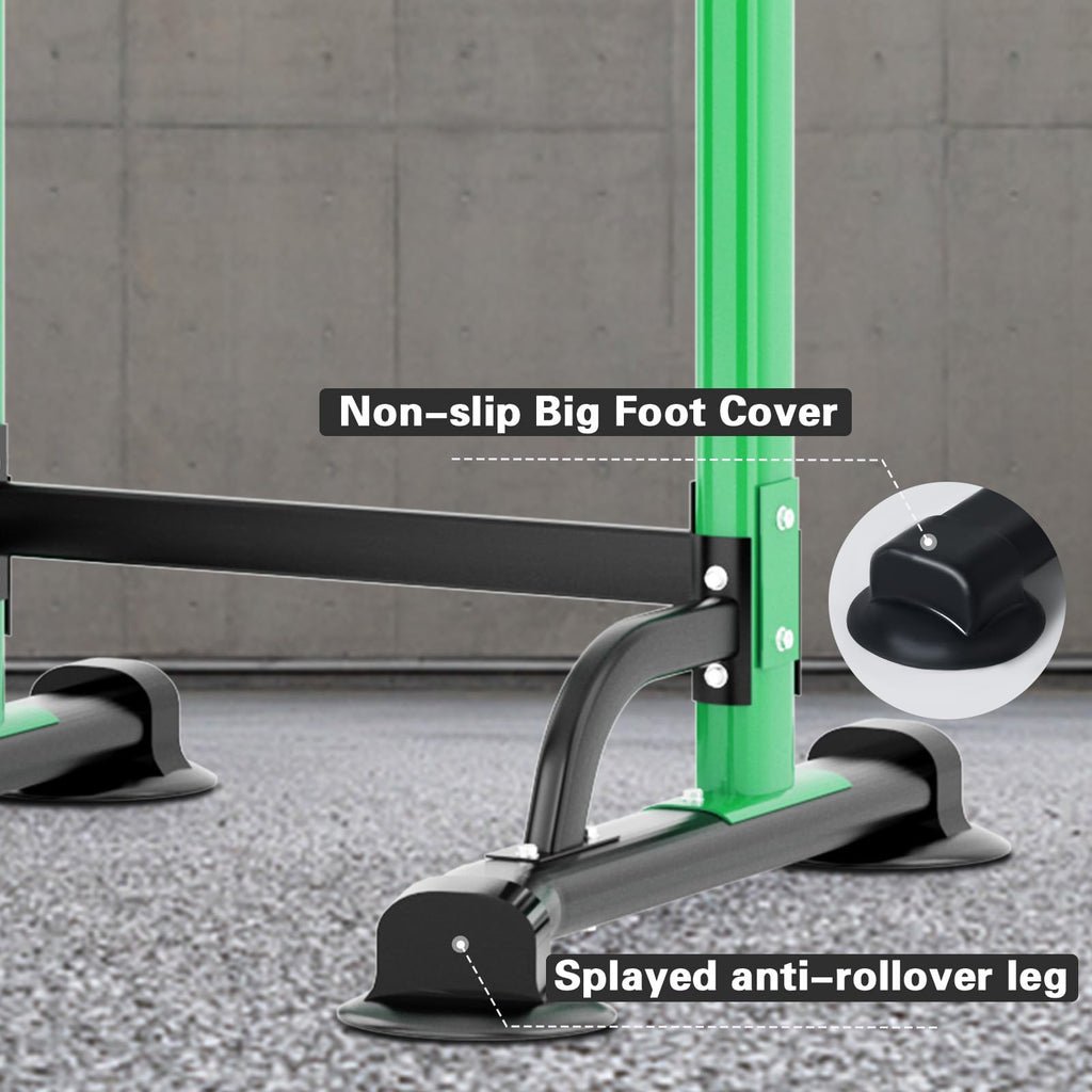 SogesPower Power Tower Dip Station Pull Up Bar for Home Gym Adjustable Height Strength Training Workout Equipment,Pull Up Bar Station