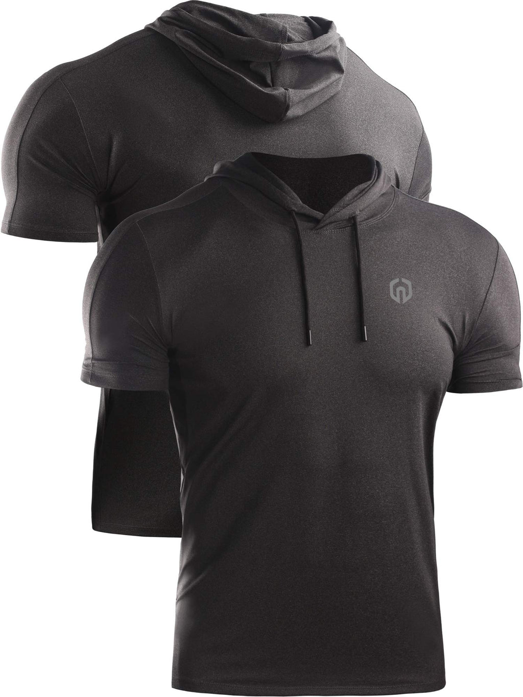 NELEUS Men's Dry Fit Performance Athletic Shirt with Hoods