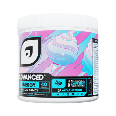 Advanced Energy - Energy Boosting Formula with Electrolytes for Hydration - L-Theanine to Combat Jitters - Sugar Free & Keto Friendly - No Maltodextrin (40 Servings) (Rocket Pop)