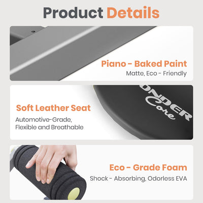 WONDER CORE Smart, Ab Machine, Ab Workout Equipment, Sit Up Machine & Exercise Equipment, Ab Crunch Machine for Stomach Workout, Ab Core Trainer Abdominal Machine for Home Gym