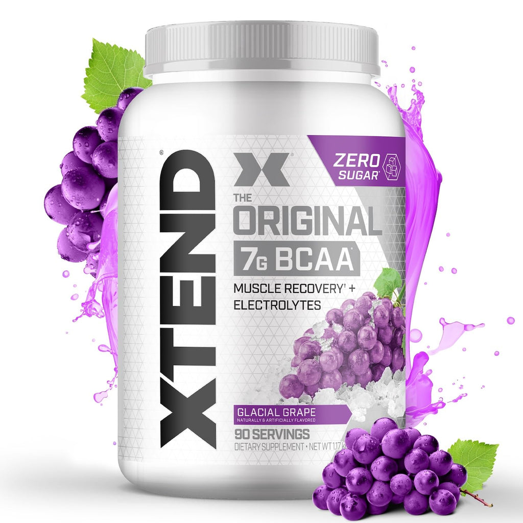 Xtend Original BCAA Powder 7g BCAA and 2.5g L-Glutamine, Sugar Free Post Workout Muscle Recovery Drink with Amino Acids for Men & Women, 30 Servings