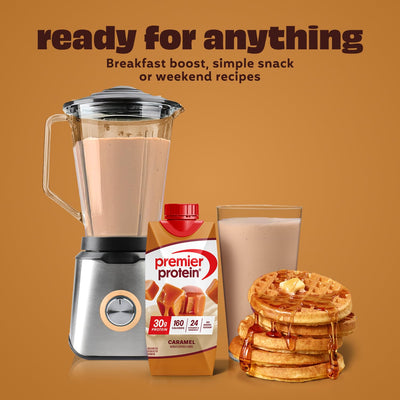 Premier Protein Shake, Vanilla, 30g Protein, 1g Sugar, 24 Vitamins & Minerals to Support Immune Health, 11 fl oz, Pack of 12 (Packaging May Vary)