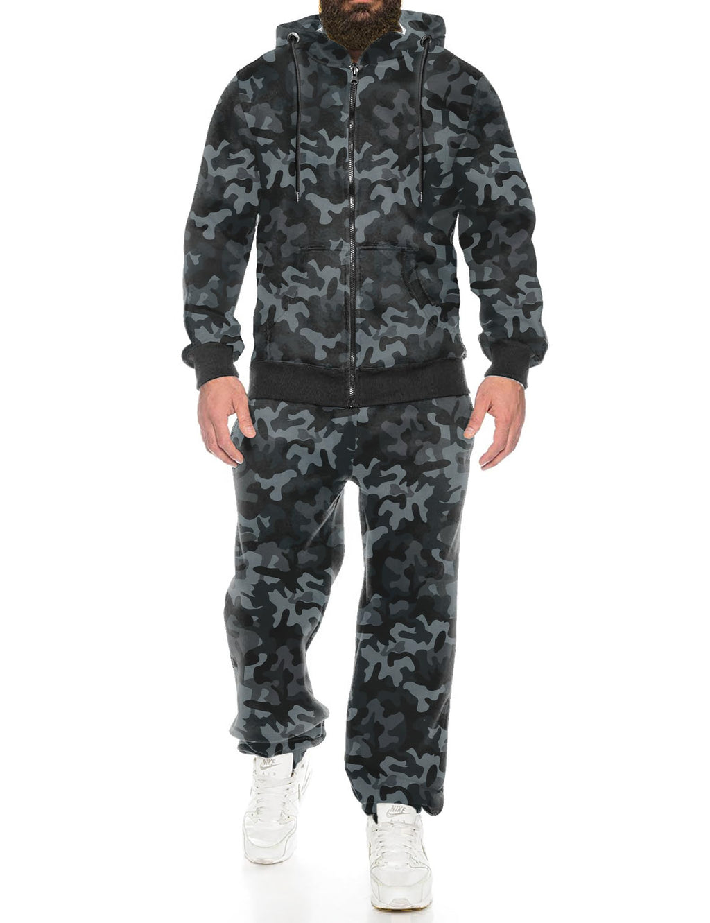 COOFANDY Sweatsuits for Men 2 Piece tracksuit Sets Full Zip Hoodie Sweatpants for Men Casual Sports Jogging Suits S-4XL