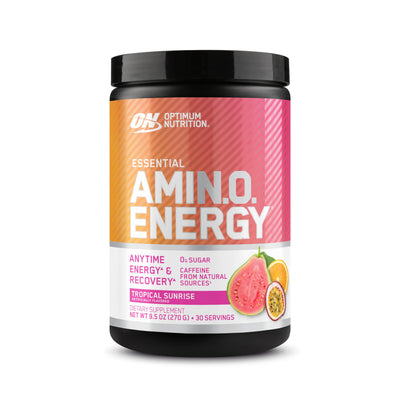 Optimum Nutrition Amino Energy - Pre Workout with Green Tea, BCAA, Amino Acids, Keto Friendly, Green Coffee Extract, Energy Powder - Watermelon, 30 Servings (Packaging May Vary)