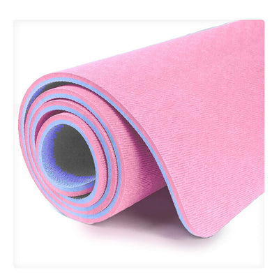 Hatha Yoga Extra Thick TPE Yoga Mat - 72"x 32" Thickness 1/2 Inch -Eco Friendly SGS Certified - With High Density Anti-Tear Exercise Bolster For Home Gym Travel & Floor Outside