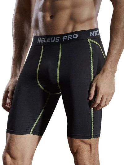 NELEUS 3 or 6 Pack Compression Shorts for Men Spandex Sport Shorts Running Athletic Workout Performance Baselayer Underwear