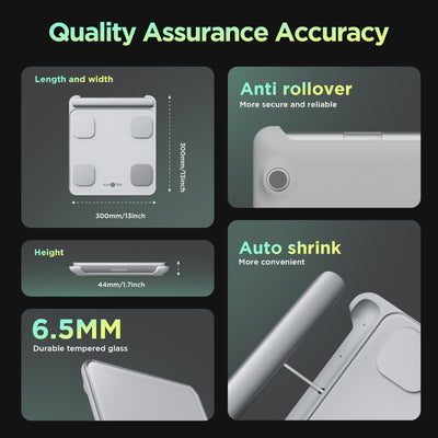 RunStar Smart Scale for Body Weight and Fat Percentage FSA&HSA Eligible, 8-Electrode Digital Bathroom Scale with BMI, Body Fat & Muscle Mass to 28 Body Composition and Printable Body Analysis Report