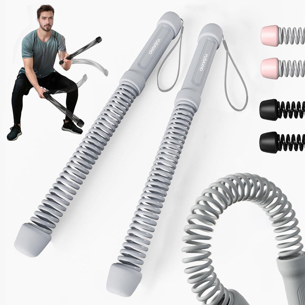 Ropeless Battle Ropes for Home Gym-Cordless Training Rope Fitness Equipment for Men & Women,Weighted Workout Ropes for HIIT,Versatile Exercise Equipment for Home and Travel Exercise(Black)