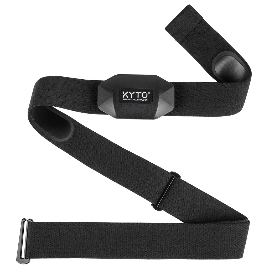KYTO Heart Rate Monitor Chest Strap, ANT+/ Bluetooth, Compatible with iOS/Android APPs, Cycling/Yoga/Basketball/Running/Fitness Exercise/Boxing
