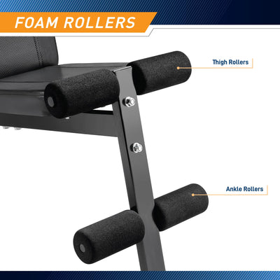 Marcy Multi-Position Adjustable Utility Bench for Home Gym Weightlifting and Strength Training