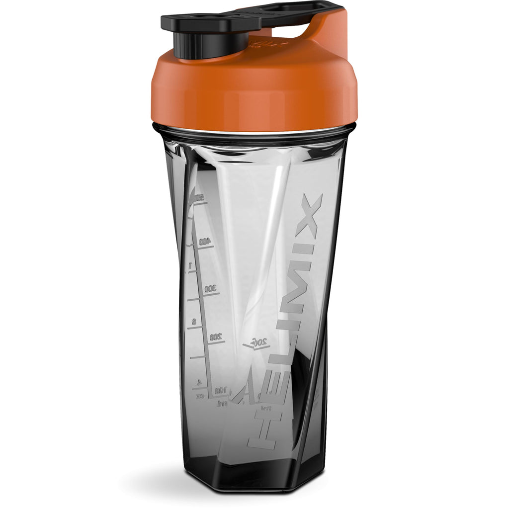 HELIMIX 2.0 Vortex Blender Shaker Bottle Holds upto 28oz | No Blending Ball or Whisk | USA Made | Portable Pre Workout Whey Protein Drink Shaker Cup | Mixes Cocktails Smoothies Shakes | Top Rack Safe