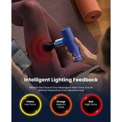 BOB AND BRAD A7 Pro Massage Gun with Heat and Cold Therapy, FSA Eligible/HSA Eligible, 11mm Amplitude Mini Massage Gun Deep Tissue Portable, Professional Muscle Massager for Pain Relief, Ideal Gift