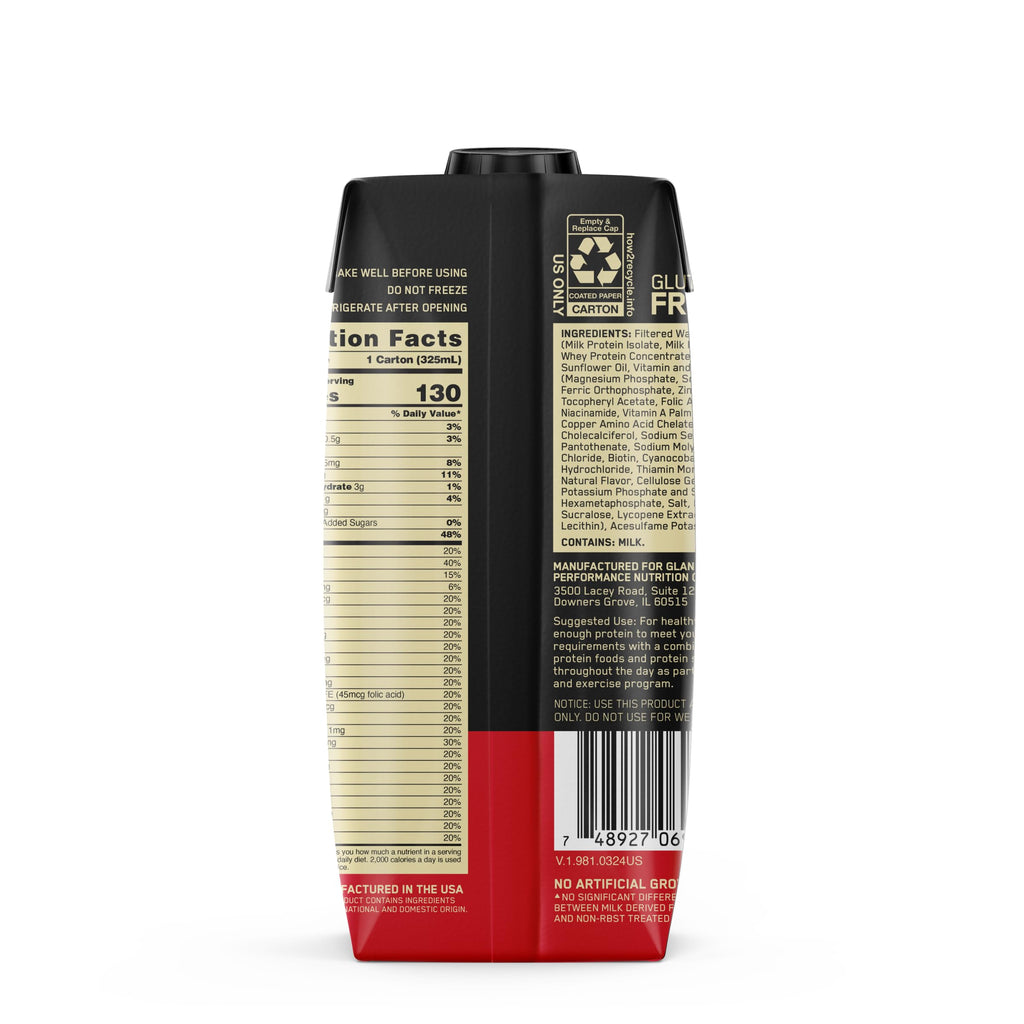 Optimum Nutrition Gold Standard Protein Shake, 24g Protein, Ready to Drink Protein Drinks, Chocolate, 11 Fl Oz, 12 Count (Pack of 1) (Packaging May Vary)