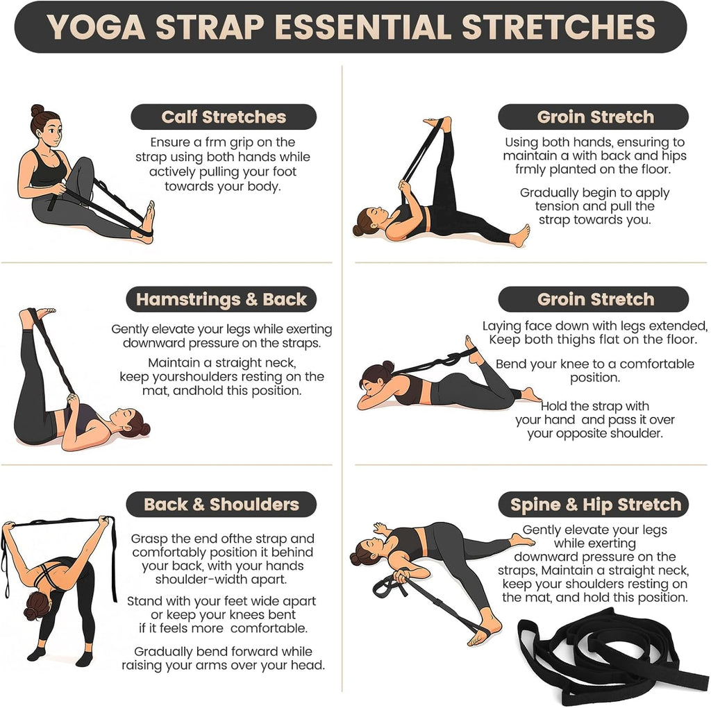 Pilates Essentials Kit for Home Workouts Women, Black Pilates Equipment Set with 9 Inch Yoga Ball, Pilates Slider, Resistance Band, yoga straps for stretching, Pilates Ring and Ball Set for Beginners