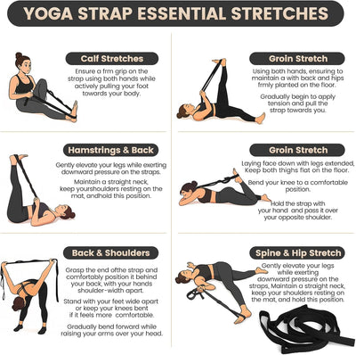 Pilates Essentials Kit for Home Workouts Women, Black Pilates Equipment Set with 9 Inch Yoga Ball, Pilates Slider, Resistance Band, yoga straps for stretching, Pilates Ring and Ball Set for Beginners