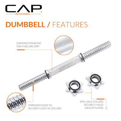 CAP Barbell Adjustable Dumbbell Weight Set | Multiple Options