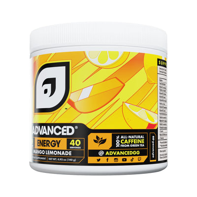 Advanced Energy - Energy Boosting Formula with Electrolytes for Hydration - L-Theanine to Combat Jitters - Sugar Free & Keto Friendly - No Maltodextrin (40 Servings) (Rocket Pop)