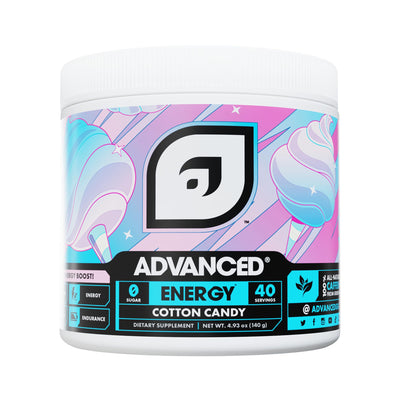 Advanced Energy - Energy Boosting Formula with Electrolytes for Hydration - L-Theanine to Combat Jitters - Sugar Free & Keto Friendly - No Maltodextrin (40 Servings) (Rocket Pop)