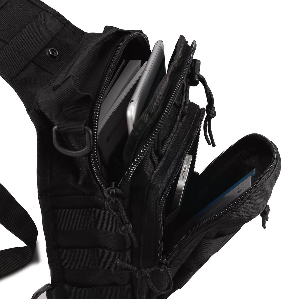 Tactical Shoulder Bag,1000D Outdoor Military Sling Daypack Backpack