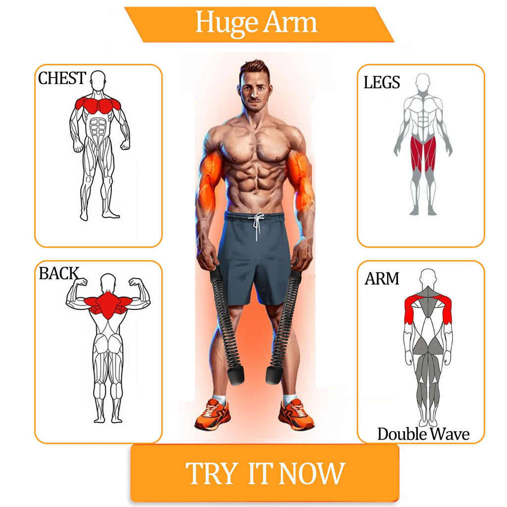 Ropeless Battle Ropes for Home Gym-Cordless Training Rope Fitness Equipment for Men & Women,Weighted Workout Ropes for HIIT,Versatile Exercise Equipment for Home and Travel Exercise(Black)