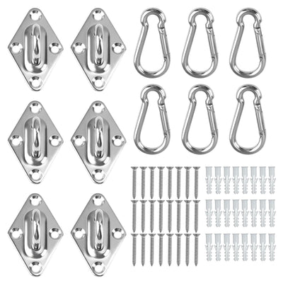 Wall Mount for Resistance Bands, Workout Anchors Wall Resistance with Hook for Fitness Bands, Space Saving Workout Equipment for Home Gym Weight Straps Suspension Training Exercise