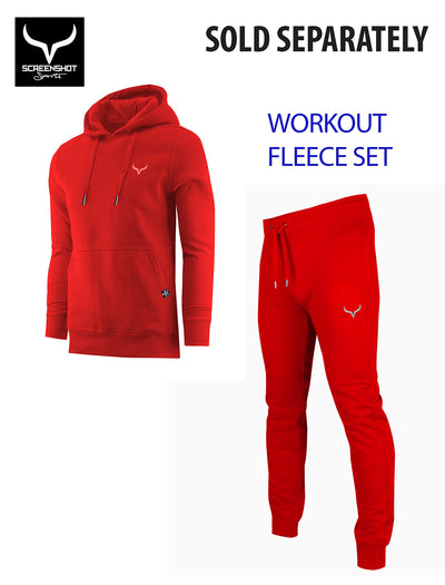 SCREENSHOT Sports Men's Gym Workout Full-Zip Hooded Active Sweatshirt