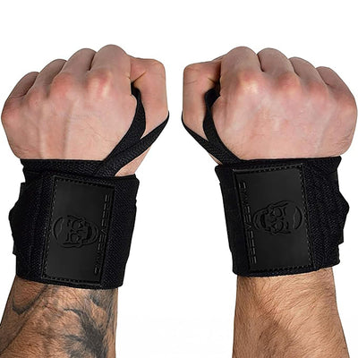 Gymreapers Weightlifting Wrist Wraps (IPF Approved) 18" Professional Quality Wrist Support with Heavy Duty Thumb Loop - Best Wrap for Powerlifting Competition, Strength Training, Bodybuilding