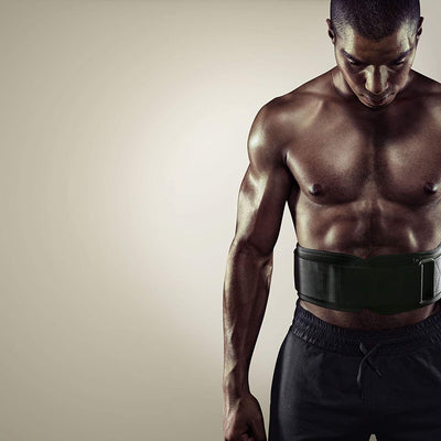 RitFit Weight Lifting Belt - Great for Squats, Lunges, Deadlift, Thrusters - Men and Women - 6 Inch Black/Camouflage