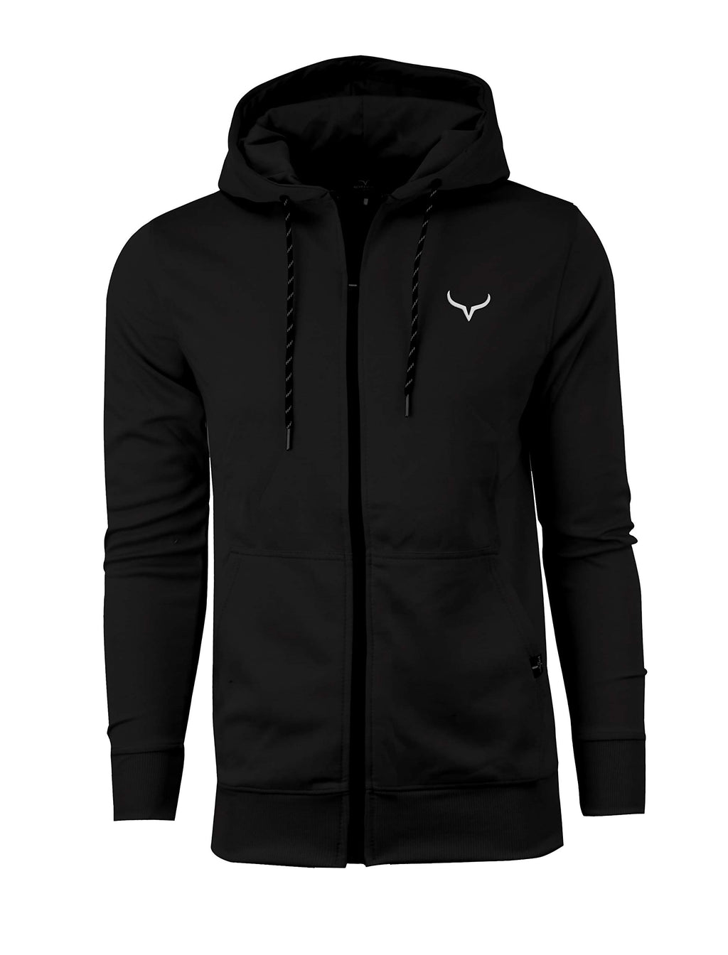 SCREENSHOT Sports Men's Gym Workout Full-Zip Hooded Active Sweatshirt