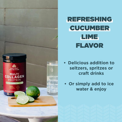 Ancient Nutrition Collagen Powder Protein with Probiotics, Unflavored Multi Collagen Protein with Vitamin C, 45 Servings, Hydrolyzed Collagen Peptides Supports Skin and Nails, Gut Health, 16oz