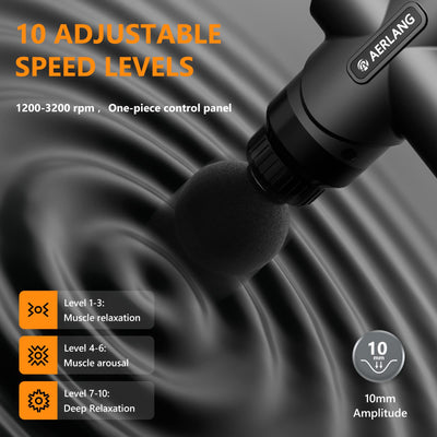 AERLANG Mini Massage Gun-Pink，Muscle Deep Tissue Massager Gun, Handheld Percussion Massager, Portable Quiet Massage Gun with Carry Case for Home Office Gym Motehr Day Gifts for Women Men Her