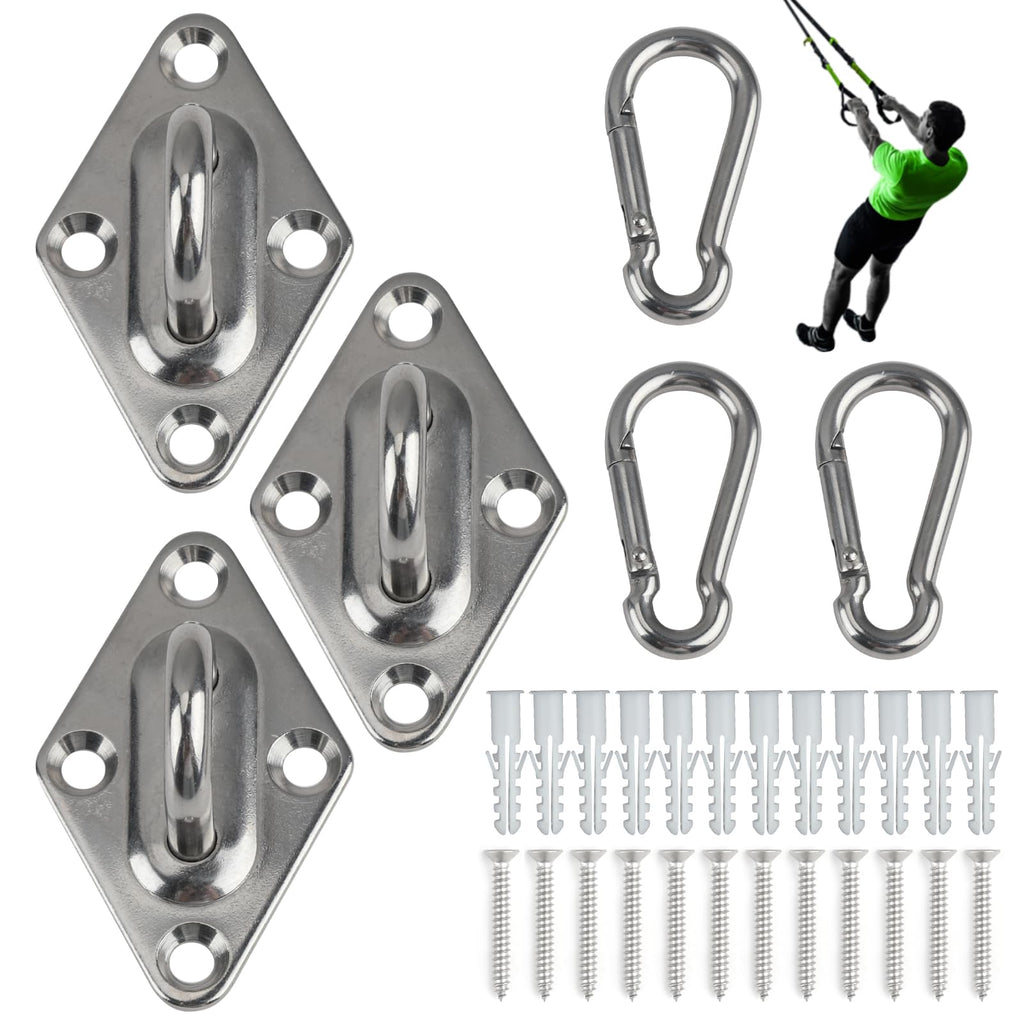 Wall Mount for Resistance Bands, Workout Anchors Wall Resistance with Hook for Fitness Bands, Space Saving Workout Equipment for Home Gym Weight Straps Suspension Training Exercise